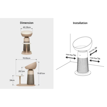 LG PuriCare™ AeroCatTower Air Purifier
