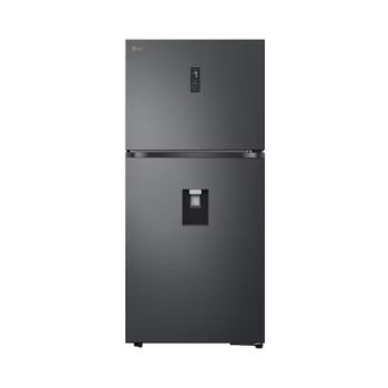 603L Top Freezer Fridge in Essence Matt Black with Water Dispenser & Auto Ice maker