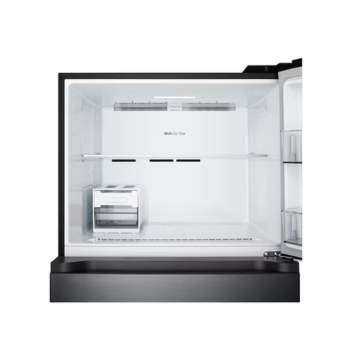 603L Top Freezer Fridge in Essence Matt Black with Water Dispenser & Auto Ice maker