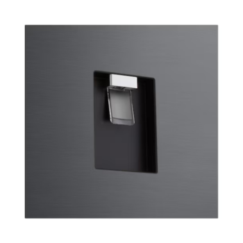 603L Top Freezer Fridge in Essence Matt Black with Water Dispenser & Auto Ice maker